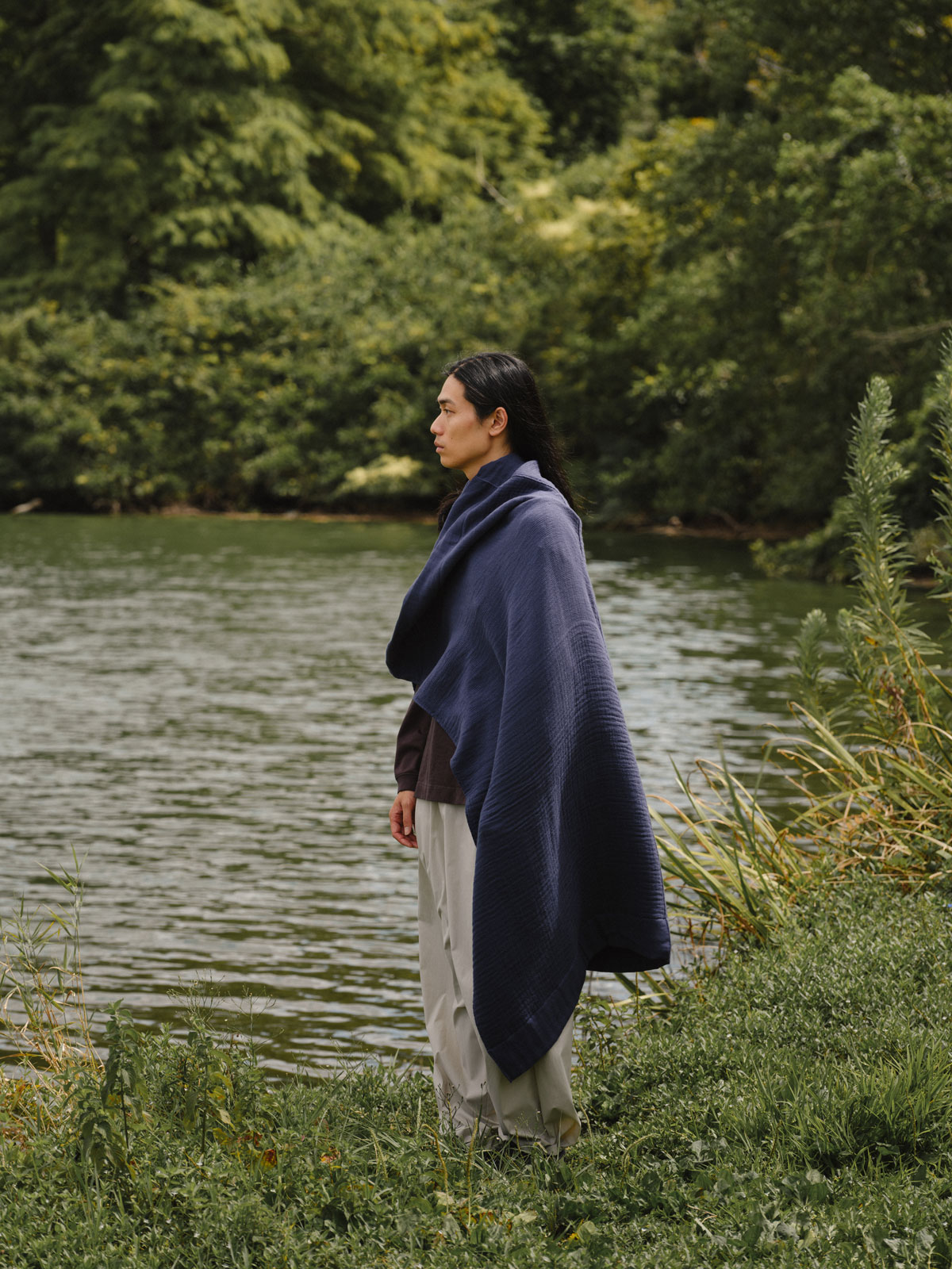 INNER PILE 〈バスタオル2枚つなぎ〉｜外で使うタオル｜SHINTO TOWEL